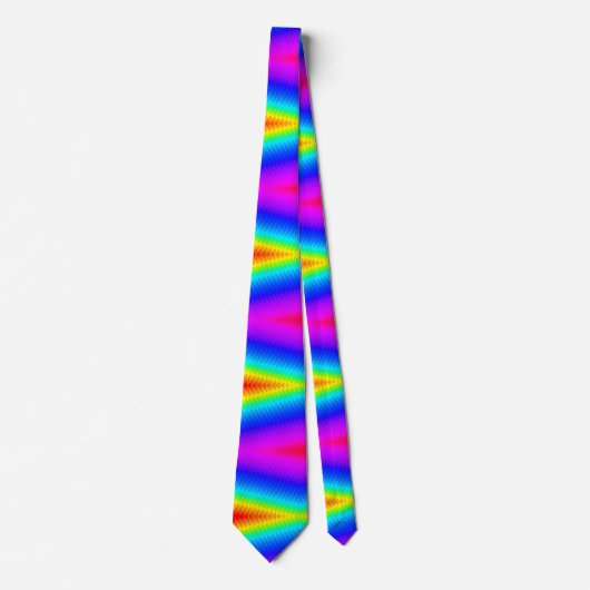 regenboogkleurige stropdas (Voorkant)