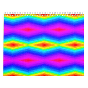 regenboogkleurige stropdas kalender