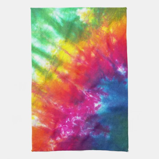Regenboogkleurstof Stropdas-kleurstof Theedoek (Verticaal)