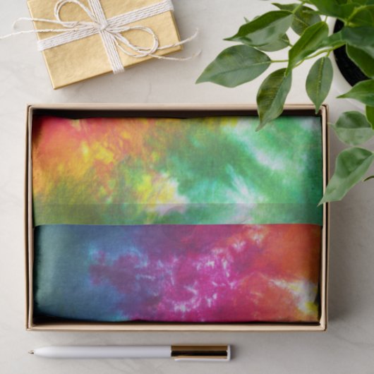 Regenboogkleurstof Stropdas-kleurstof Tissuepapier (Geschenk)