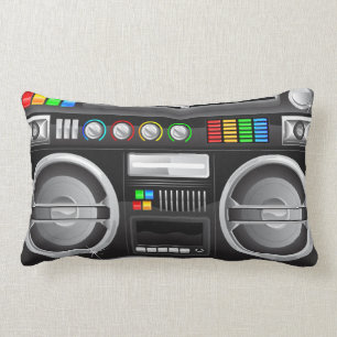 regenboogknoppen boombox ghetto master kussen