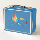 Regenboogkolibrie met oneindigheidssymbool (Achterkant)