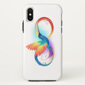 Regenboogkolibrie met oneindigheidssymbool Case-Mate iPhone case (Achterkant)