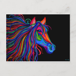 regenboogkop briefkaart