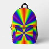 Regenboogkruis Bedrukte Rugzak (Voorkant)