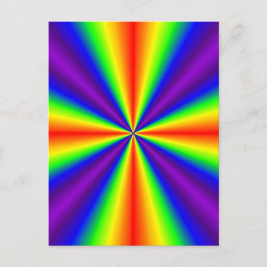 Regenboogkruis Briefkaart (Voorkant)