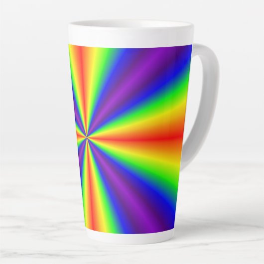 Regenboogkruis Latte Mok (Rechterhoek)