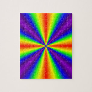 Regenboogkruis Legpuzzel