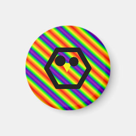 Regenboogkuiken Magneet