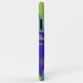 Regenboogkunst 3D Abstract in geel paars groen Case-Mate iPhone Case (Achterkant/rechts)