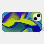 Regenboogkunst 3D Abstract in geel paars groen Case-Mate iPhone Case (Achterkant (horizontaal))