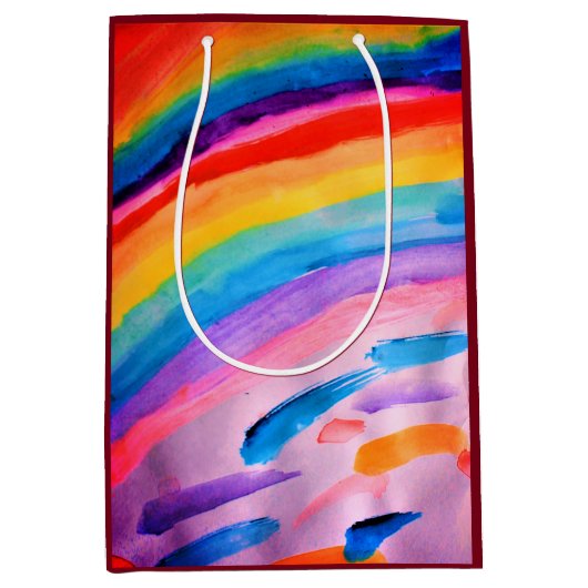Regenboogkunst Medium Cadeauzakje (Voorkant)