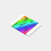 Regenboogkunst Post-it® Notes (Schuin)