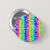 regenboogkunst ronde button 5,7 cm (Voorkant /achterkant)