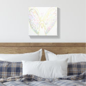 Regenboogkunsten Engel Schilderen Kunstschilderwer Canvas Afdruk (Insitu (Slaapkamer))