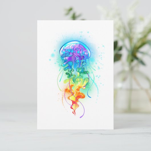 Regenboogkwal Advieskaart (Staand voorkant)