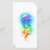 Regenboogkwal Bedankkaart (Voorkant / Achterkant)