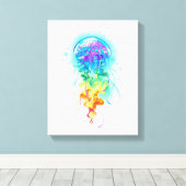 Regenboogkwal Canvas Afdruk (Insitu (Houten vloer))