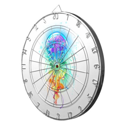 Regenboogkwal Dartbord (Voorkant Rechts)