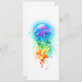 Regenboogkwal Feestdagenkaart (Voorkant / Achterkant)