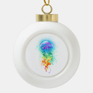 Regenboogkwal Keramische Bal Ornament