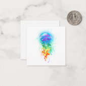 Regenboogkwal Notitiekaartje (Voorkant / Achterkant in situ)