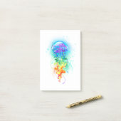 Regenboogkwal Post-it® Notes (Op bureau)