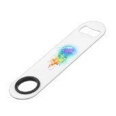 Regenboogkwal Speed Flessenopener (Voorkant Gekanteld)