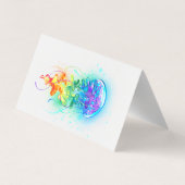 Regenboogkwal Visitekaartjes (Achterkant)