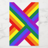 regenbooglabels (10 per vel) van dalDesignNZ Voedselcontainer Etiket (Enkel label)