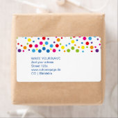 Regenbooglabels Etiket (Insitu)