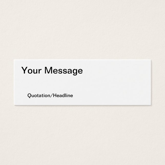 Regenbooglandschap Mini Visitekaartjes (Voorkant)