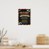 Regenboogleraar terug naar school flyer poster (Keuken)