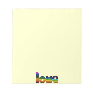 regenboogliefde notitieblok
