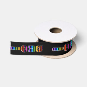 regenboogliefde satijn lint