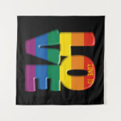 regenboogliefde wandkleed (Voorkant (horizontaal))