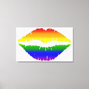 Regenboogliften Canvas Afdruk