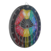 Regenboogliften Dartbord (Voorkant Links)