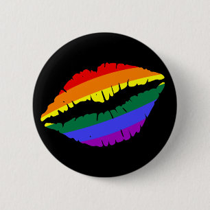 Regenboogliften Ronde Button 5,7 Cm