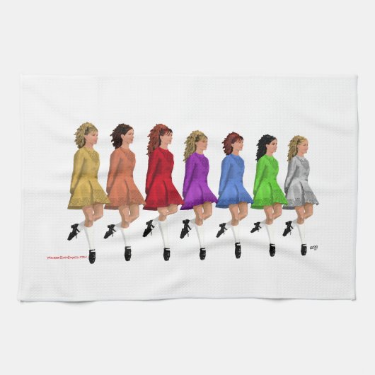 Regenbooglijn Theedoek (Horizontaal)