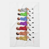 Regenbooglijn Theedoek (Verticaal)