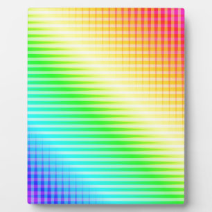 Regenbooglijnen Fotoplaat
