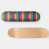 Regenbooglijnen Skateboard (Horizontaal)