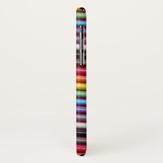Regenbooglintkabelstructuur Case-Mate iPhone Case (Achterkant/links)