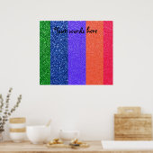 Regenboogliter Poster (Keuken)