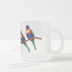 Regenbooglorikeets Matglas Koffiemok