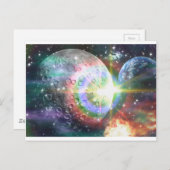 regenboogmaan briefkaart (Voorkant / Achterkant)