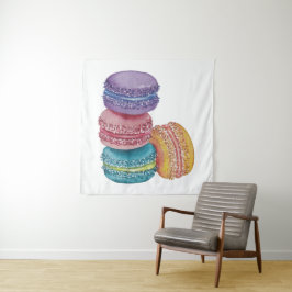 regenboogmacro's in Waterverf Wandkleed