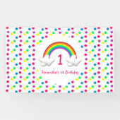 Regenboogmeisjes Elke dag Spandoek (Horizontaal)