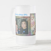 Regenboogmeisjes Matglas Bierpul (Voorkant links)